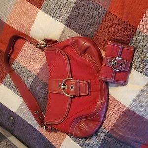 Coach Purse and matching wallet